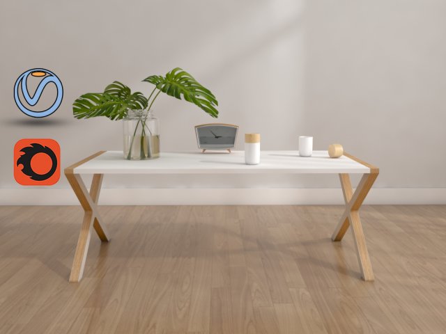 Coffee table 3Dモデル .c4d .max .obj .3ds .fbx .stl .blend 