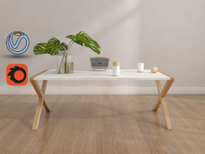 Coffee table 3D-Modell