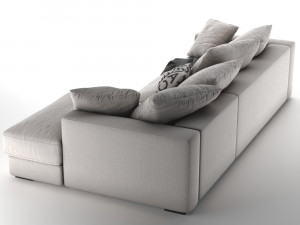 sofa natuzzi armonia Modello 3D
