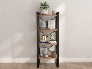 metal bookshelf Modelo 3D
