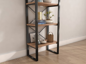 metal bookshelf Modelo 3D