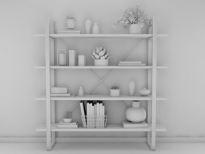 iron shelf Modelo 3D