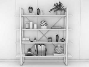 iron shelf Modelo 3D