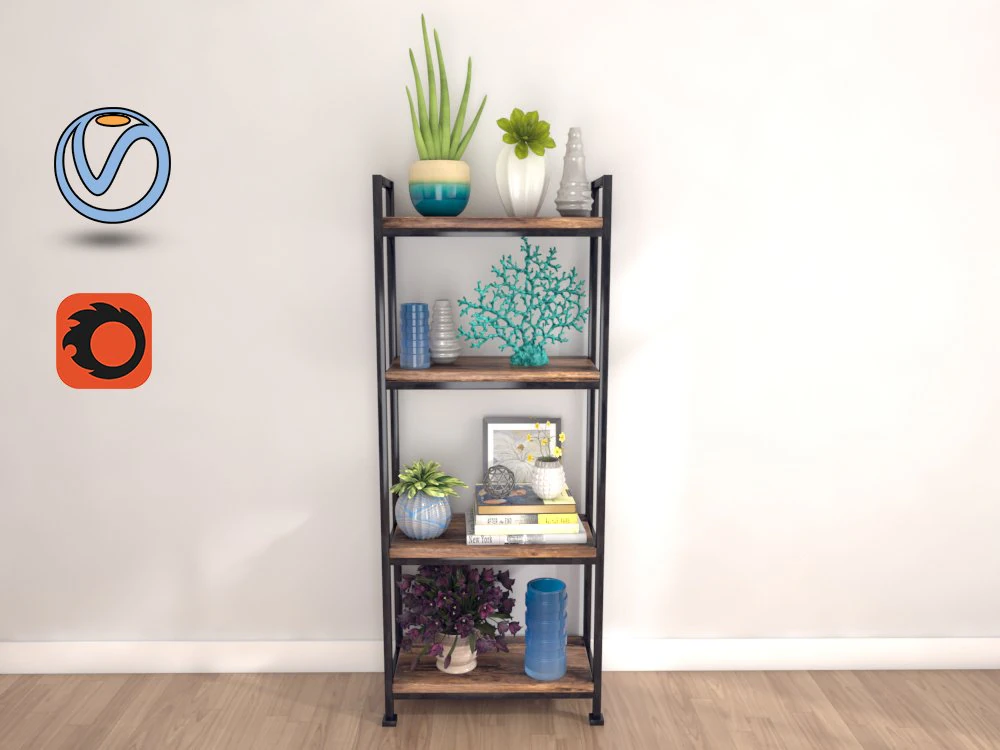 decoration set 3D Model .c4d .max .obj .3ds .fbx .stl .blend 