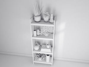 decoration set Model 3D