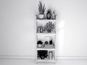 decoration set Model 3D