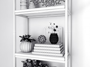 decoration set Model 3D