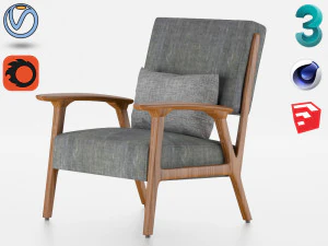 кресло 3D Модель