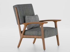 arm chair Modello 3D