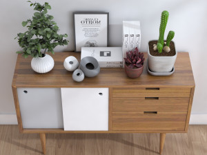 Sideboard set 3D Model