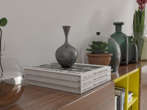 Sideboard Set 3D Модель