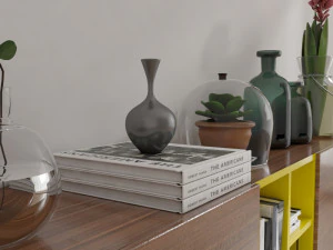 Sideboard Set 3D Model