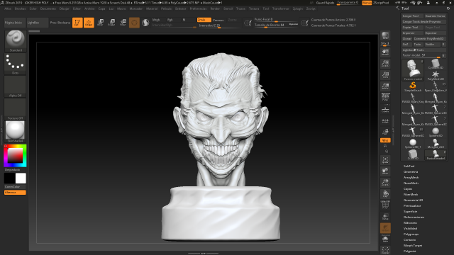 joker death of the family 3d print model 3D Print Model .c4d .max .obj .3ds .fbx .stl .blend 