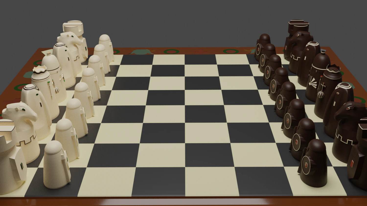 chess 3D Model .c4d .max .obj .3ds .fbx .stl .blend 