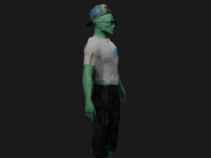 human male character 3D Модель