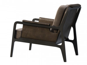 fergus lounge chair caste design 3D Модель