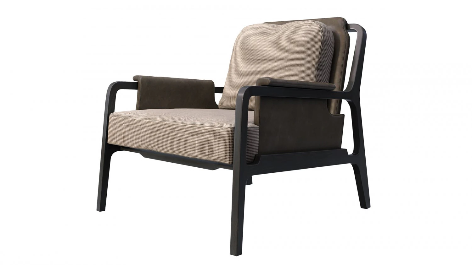 fergus lounge chair caste design 3D Model .c4d .max .obj .3ds .fbx .stl .blend 