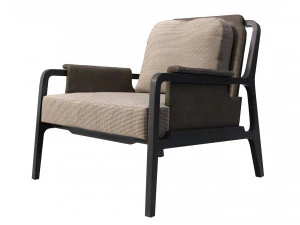 fergus lounge chair caste design 3D Model