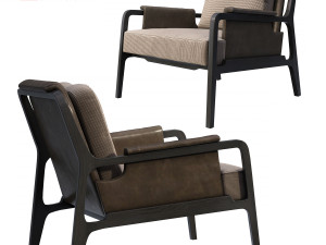 fergus lounge chair caste design 3D Модель