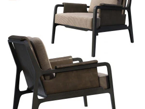 fergus lounge chair caste design 3D Model