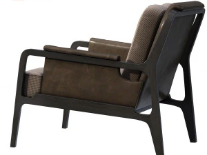 fergus lounge chair caste design 3D Model