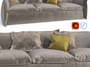 cloud sofa my home collection enrico cesana Modello 3D