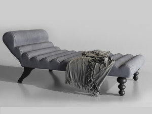 modern design lazy chaise lounge indoor 3D 模型
