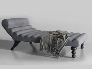 modern design lazy chaise lounge indoor 3D Model