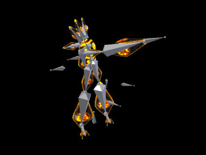 lava monster Model 3D