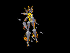lava monster Model 3D