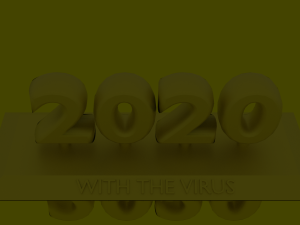 2020 with the virus 3D Print Model