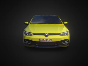 volkswagen golf 2020 3D Model