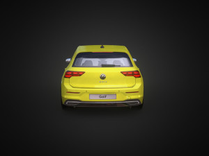 volkswagen golf 2020 3D 模型