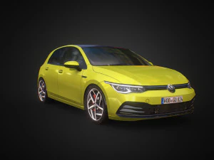 volkswagen golf 2020 3D Model