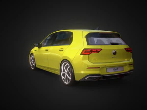 volkswagen golf 2020 3D Model