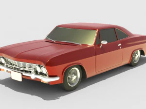 carro antigo 1967 Modelo 3D