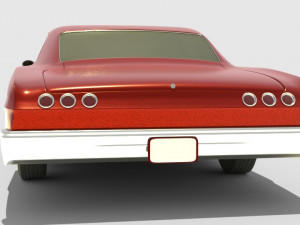 old car 1967 Modelo 3D