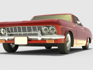 old car 1967 Modelo 3D