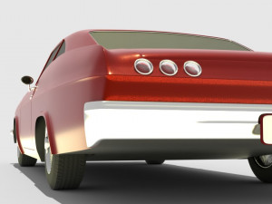 old car 1967 Modelo 3D
