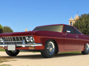 old car 1967 Modelo 3D