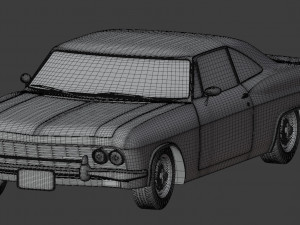 old car 1967 Modelo 3D