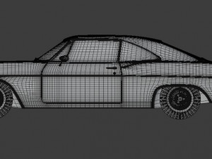 old car 1967 Modelo 3D