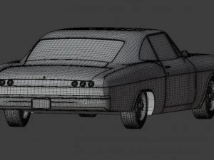 old car 1967 3D Model
