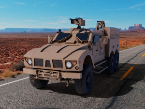 oshkosh m-atv 6x6 Modèle 3D