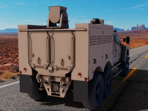 oshkosh m-atv 6x6 Modelo 3D