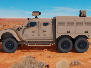 oshkosh m-atv 6x6 Modelo 3D