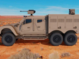 oshkosh m-atv 6x6 Modelo 3D