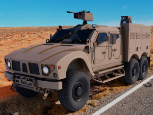 oshkosh m-atv 6x6 Modelo 3D