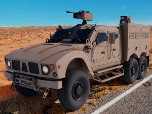 oshkosh m-atv 6x6 Modelo 3D