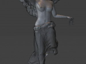 Mexican monument - angel of independence 3D-Modell